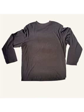 SKIMS Men's Relaxed Long Sleeve T-Shirt Black Size XL - Unisex Boyfriend Fit
